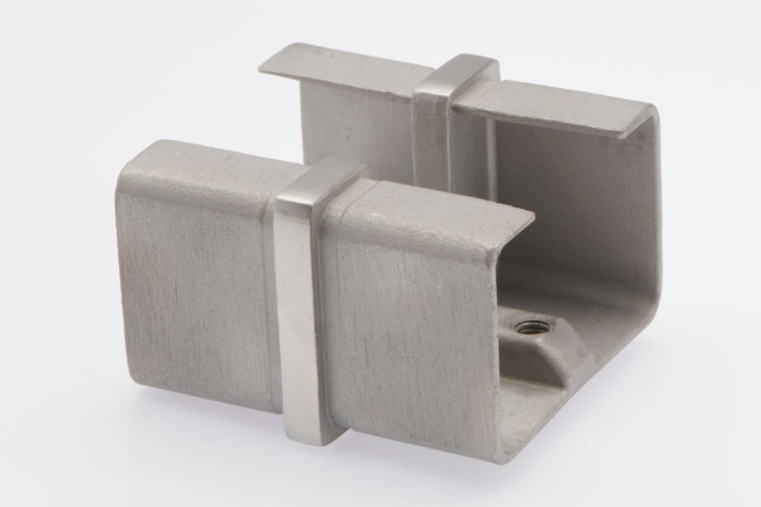 180° Connector For Rectangular Slotted Tube