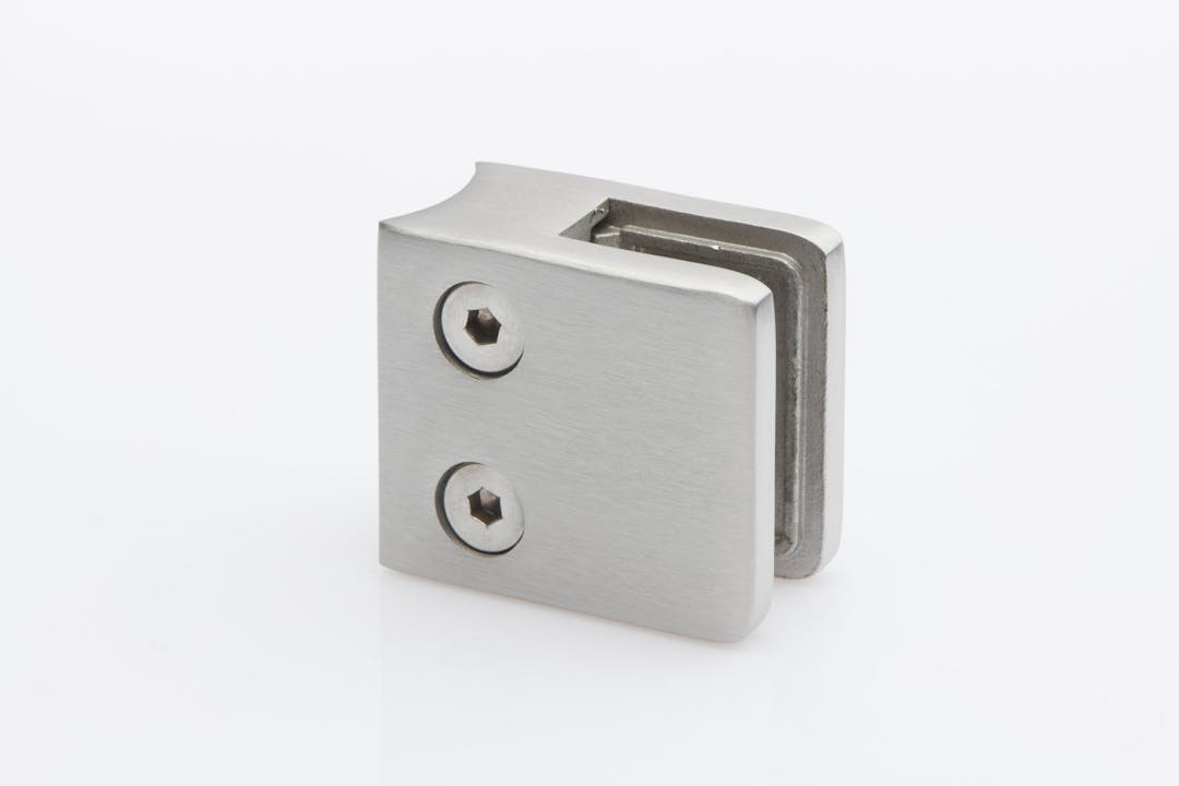 48mm small square glass clamp for 10mm glass 304