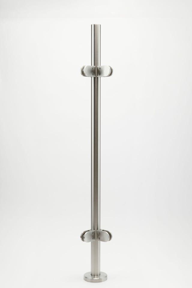 Mirror Polished Corner Post with End Cap